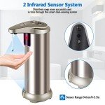 Touchless Automatic Soap Dispenser with Adjustable Settings