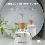 MaisoNovo 16.9oz Clear Soap Dispenser Set