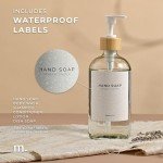 MaisoNovo 16.9oz Clear Soap Dispenser Set