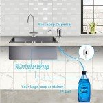 Brushed Nickel Kitchen Sink Soap Dispenser Pump