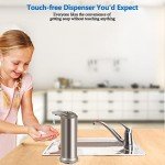 Touchless Automatic Soap Dispenser with Adjustable Settings