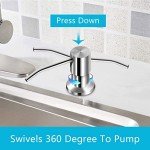 Brushed Nickel Kitchen Sink Soap Dispenser Pump