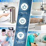 Touchless Automatic Soap Dispenser with Adjustable Settings