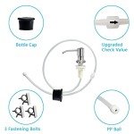 Brushed Nickel Kitchen Sink Soap Dispenser Pump