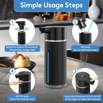 Touchless Automatic Soap Dispenser, Adjustable Volume, Black