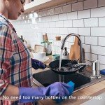 Brushed Nickel Kitchen Sink Soap Dispenser Pump