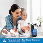 Touchless Soap Dispenser with Adjustable Levels - Silver