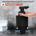 Rechargeable Touchless Soap Dispenser - 9oz Black