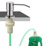 Brushed Nickel Kitchen Sink Soap Dispenser Pump
