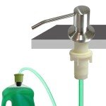 Brushed Nickel Kitchen Sink Soap Dispenser Pump