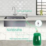 Brushed Nickel Kitchen Sink Soap Dispenser Pump