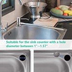 Brushed Nickel Kitchen Sink Soap Dispenser Pump