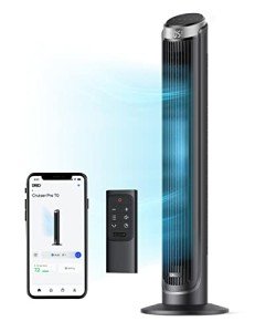 Dreo Smart Bladeless Tower Fan with Remote