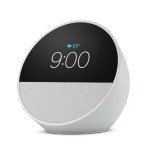 Smart Alarm Clock with Alexa - Glacier White