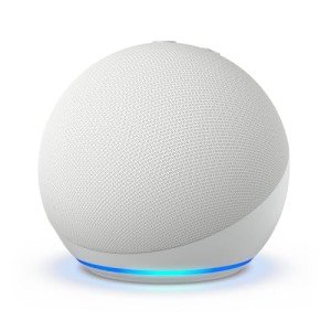 Vibrant Alexa Speaker - Echo Dot (Glacier White)