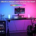 ROOTRO Touch RGB Bedside Table Lamp - Dimmable