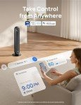 Smart Bladeless Tower Fan with WiFi & Remote