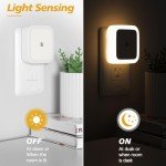 Sujeet Dusk to Dawn Night Light 4-Pack