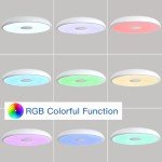Smart LED Ceiling Light with Bluetooth Speaker, 11 Inch