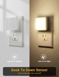 JandCase Dusk-to-Dawn LED Night Lights - 2 Pack