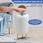 Pukomc Smart Sensor Waterproof Trash Can