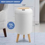 Pukomc Smart Sensor Waterproof Trash Can