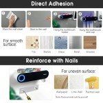 Wall-Mounted UV Toothbrush Holder and Sanitizer Set