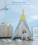 ieGeek 2.5K Split-Screen Baby Monitor with Cameras