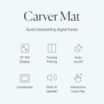 Aura Carver 10.1" WiFi Digital Picture Frame