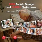 15.6" WiFi Digital Picture Frame with Touch Screen