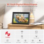 10.1” WiFi Digital Picture Frame with Touchscreen