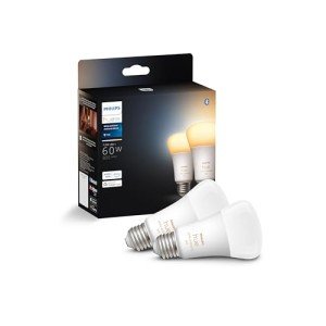 Philips Hue Smart LED Bulb 60W - 2 Pack