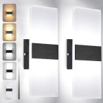 Dimmable LED Wall Sconces - 4 Color Set