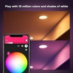 Philips Hue Smart 5/6 Inch Color-Changing LED Downlight