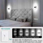 Dimmable LED Wall Sconces - 4 Color Set
