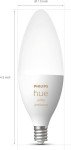 Philips Hue Smart Candle LED Bulb - White Ambiance