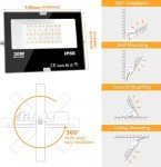 Smart Color-Changing LED Flood Lights (2 Pack)