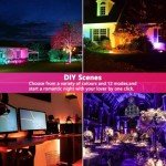 Smart Color-Changing LED Flood Lights (2 Pack)