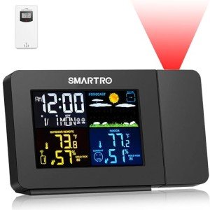 Smart Projection Alarm Clock with Weather Station