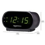 Compact Digital Alarm Clock with LED Display