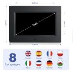 Mitoart Digital Alarm Clock for Seniors - Black