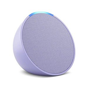 Amazon Echo Pop - Smallest Alexa Speaker, Lavender
