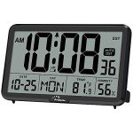 Digital Wall Clock with Temperature & Humidity Display