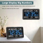 DreamSky Large Digital Clock with Date & Time