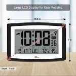 WallarGe Atomic Clock with Temperature and Humidity Sensor