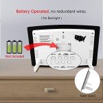WallarGe Atomic Clock with Temperature and Humidity Sensor
