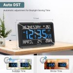 DreamSky Large Digital Clock with Date & Time