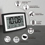 WallarGe Atomic Clock with Temperature and Humidity Sensor