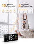 Digital Alarm Clock with Date, Temp & Snooze