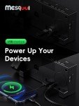 Rotatable Projection Alarm Clock with USB Charger